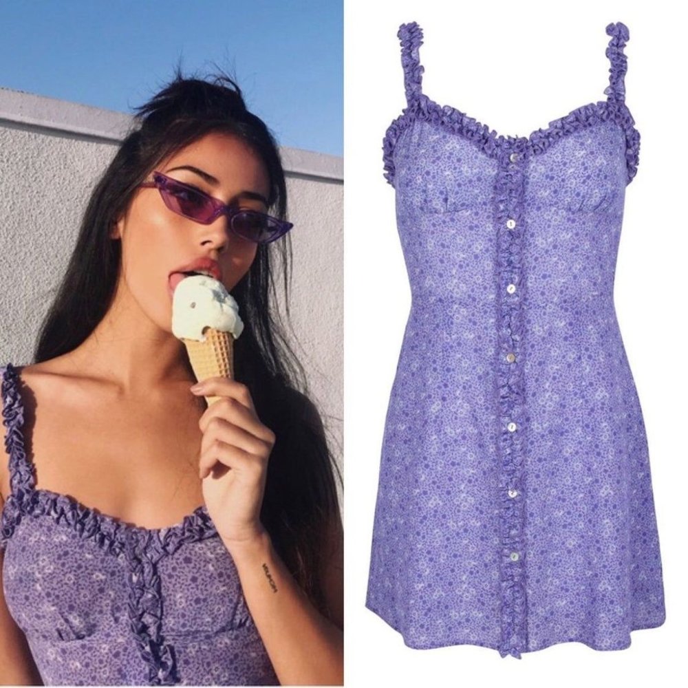 Realisation Par The Julia Dress- Purple Haze
